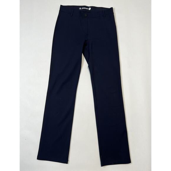 Betabrand Classic Dress Pant Yoga Pants Straight Blue Size Med Stretch Knit - Picture 12 of 12